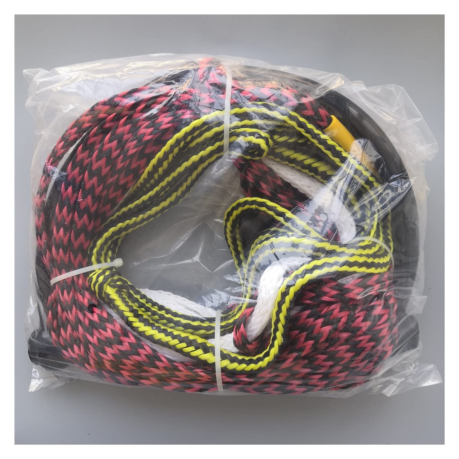 Surf Leine Wasserski Wakeboard-Leine 15-Zoll-Knieboard-Seil zum Bootfahren 3-Sektion Waterski Wassersport Seil-Floating-Griff SUP Leash. (Color : Yellow)