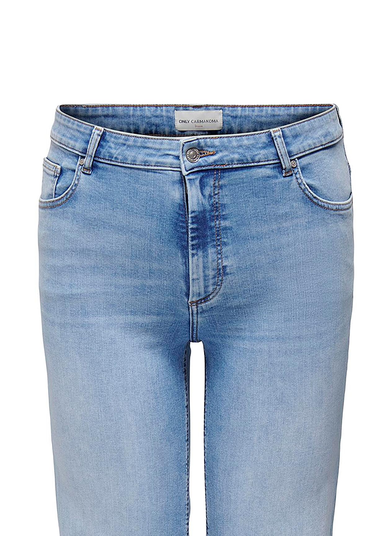 CARMAKOMA Female Jeans mit weitem Bein CARWILLY Hohe Taille Weiter Beinschnitt Jeans