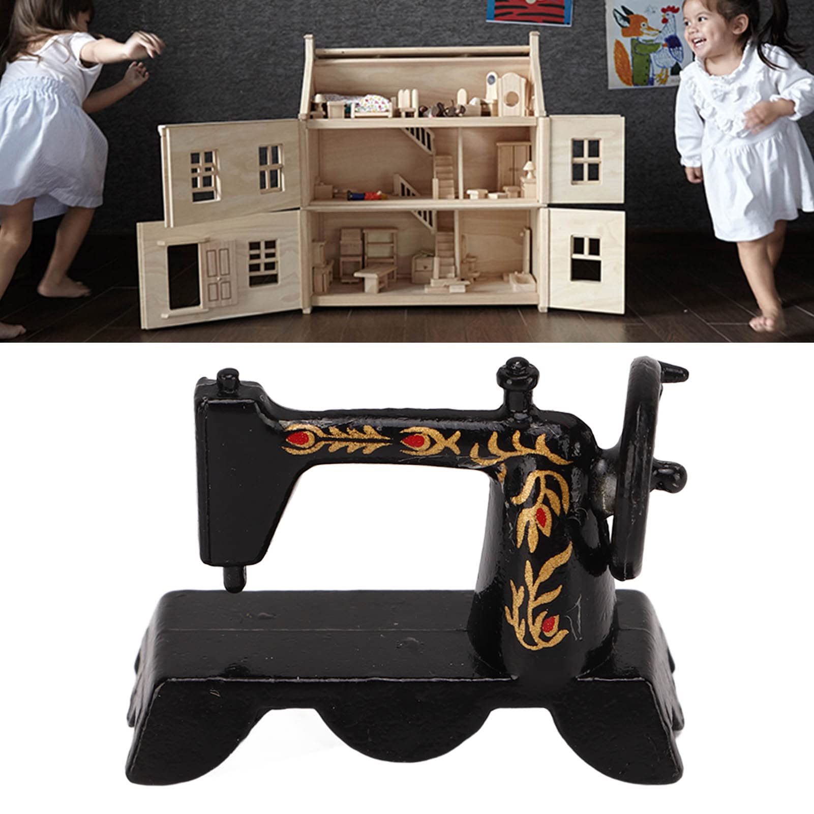 Amazon.co.jp: HPZIHUIT 1:12 ミシン ヴィンテージ ミニチュア ドール