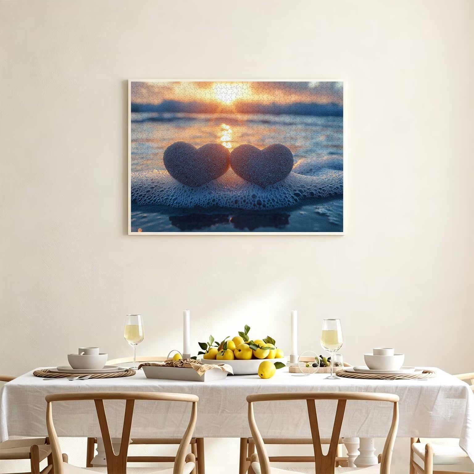 Puzzle 5000 elementów dla dorosłych, gry rodzinne, Love Sunset, n-1