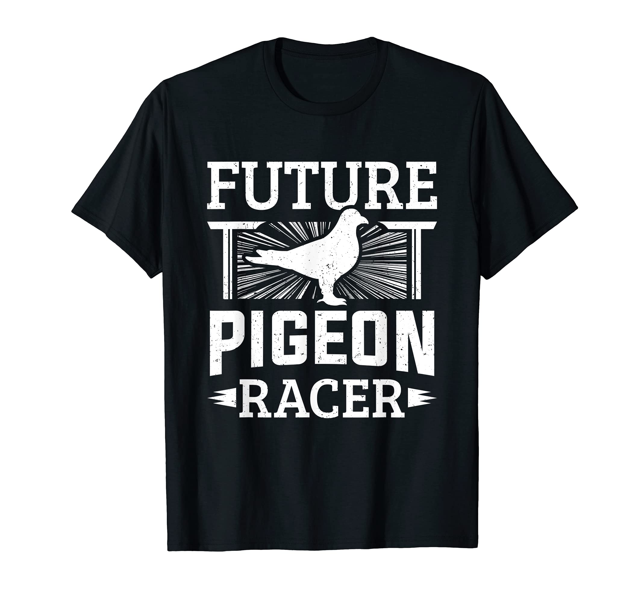 Pigeon Future Pigeon Racer Bird Racing Homing Pigeons Kids T-Shirt, Black