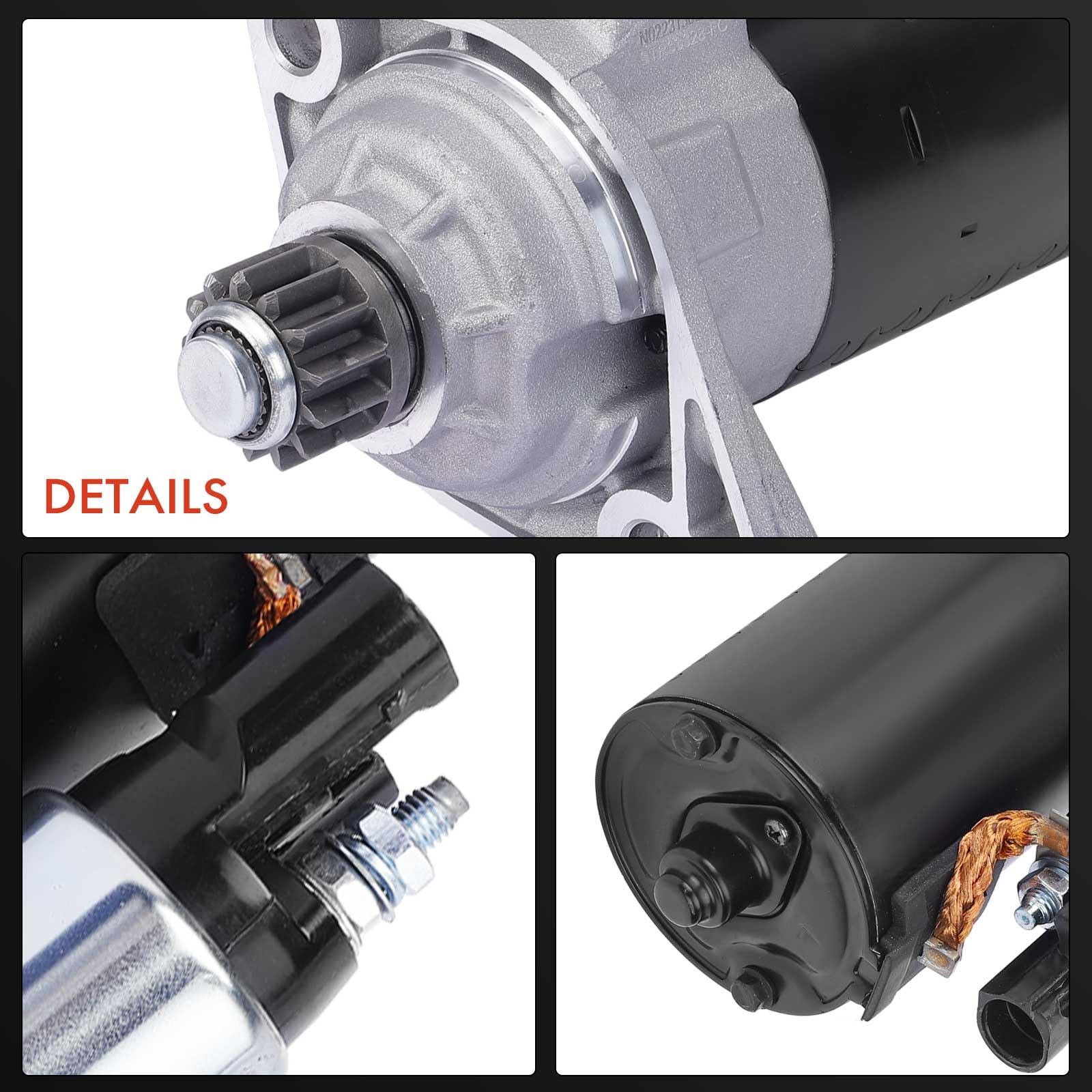 Frankberg Motorino di avviamento 2 kW 12 V 13 denti 02Z911023S