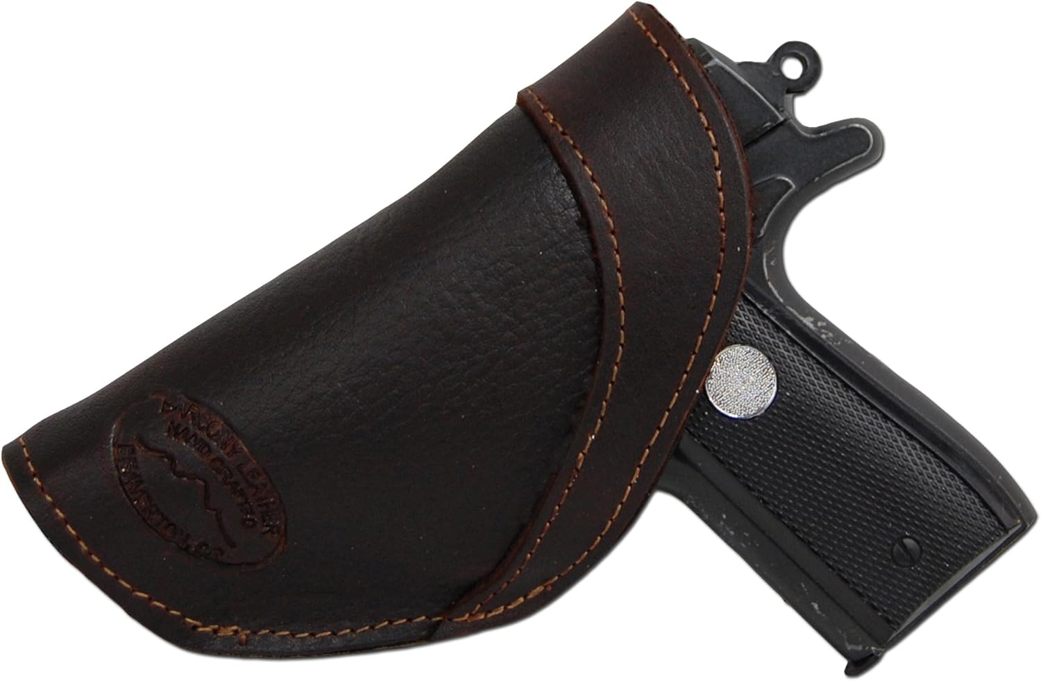 New Barsony Brown Leather Inside The Waistband Holster for 380 Ultra-Compact 9mm 40 45
