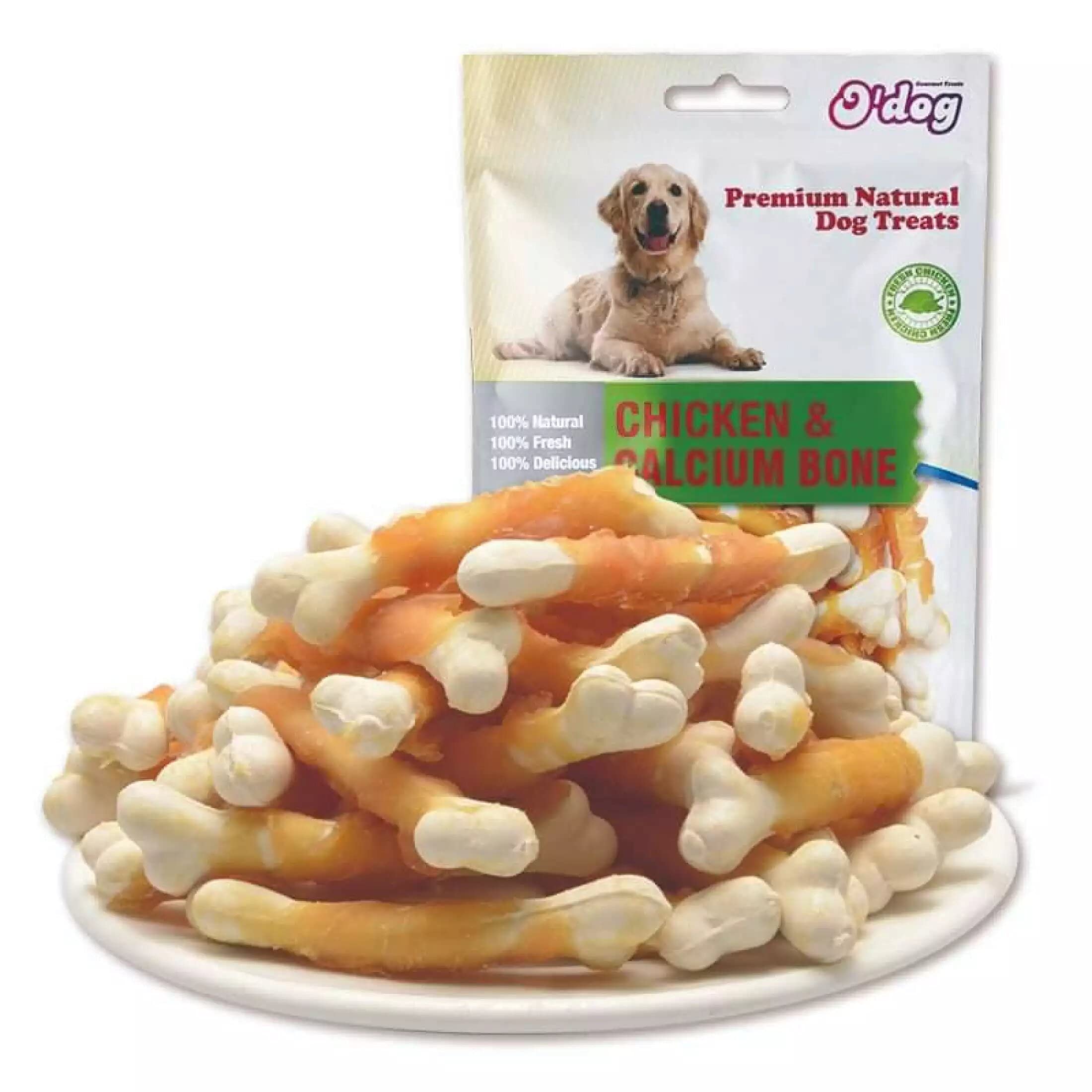 ODog Chicken & White Calcium Bone Treats for Dog 100g (B09BLV18QR) Amazon Price History, Amazon Price Tracker