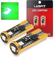 Vista 22 de LASFIT Bombilla LED de 194 color rojo 168 T10 192 2825 W5W Canbus sin errores, sin polaridad, 400 lúmenes, extremadamente brillante para luz