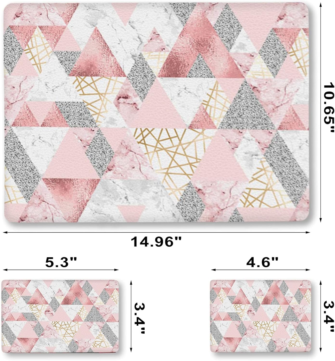 ArtSo Laptop Skin Sticker Decal, 12" 13" 13.3" 14" 15" 15.4" 15.6 inch Laptop Universal Netbook PC Notebook Vinyl Reusable Skin Sticker Cover Art Case Protector Personalized, Pink Triangle : Electronics