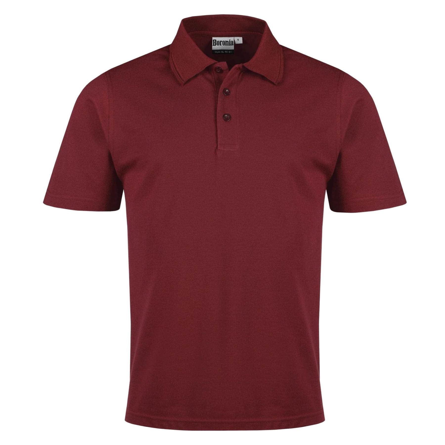 Style It Up Polo casual para niños y niñas, uniforme escolar de polietileno, manga corta, liso, elegante, de punto piqué con botones, camiseta clásica de 3 a 15 años