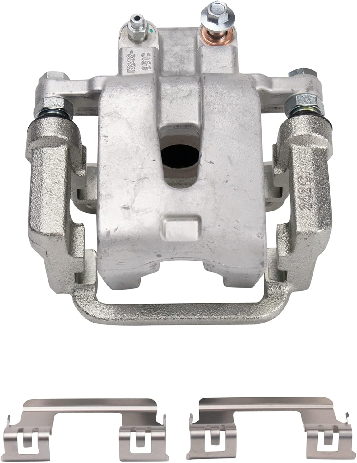TRQ Rear Right Brake Caliper w/Bracket Passenger Side Compatible with 2005-2016 Chrysler 300 2009-2016 Dodge Challenger 2007-2016 Charger 2005-2008 Magnum