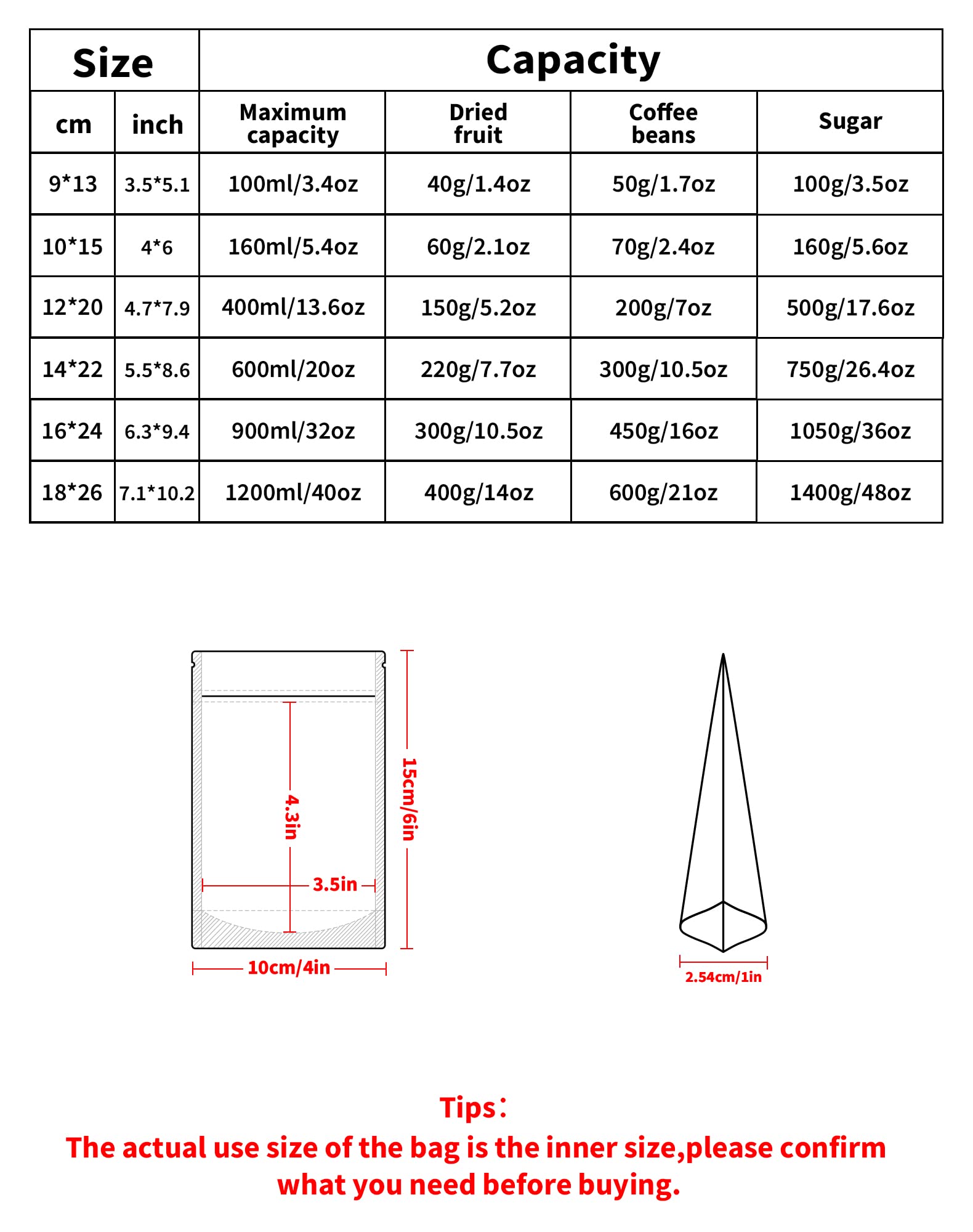 100 Bolsas De Mylar Resellables, Bolsas De Aluminio Sellables A Prueba De Olores Con Ventana Transparente, Bolsas De Embalaje Pequeñas Para Negocios (plata, 6.3 X 9.4 Pulgadas