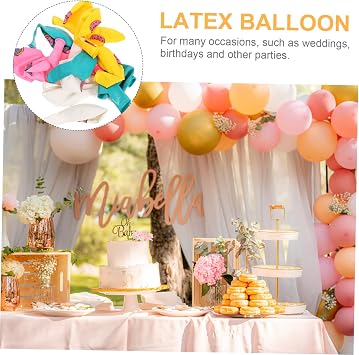 32Pcs Donut Balloons Cartoon Doughnut Birthday Party Supplies Decorative Balloons for Celebrations for Donut Themed Events and Showers