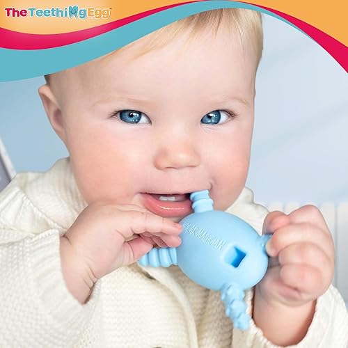 Miniatura 5 de The Molar Magician - Mordedor para bebé, juguete de dentición molar congelable para bebés, bebés y niños pequeños, fabricado en los Estados Unidos,
