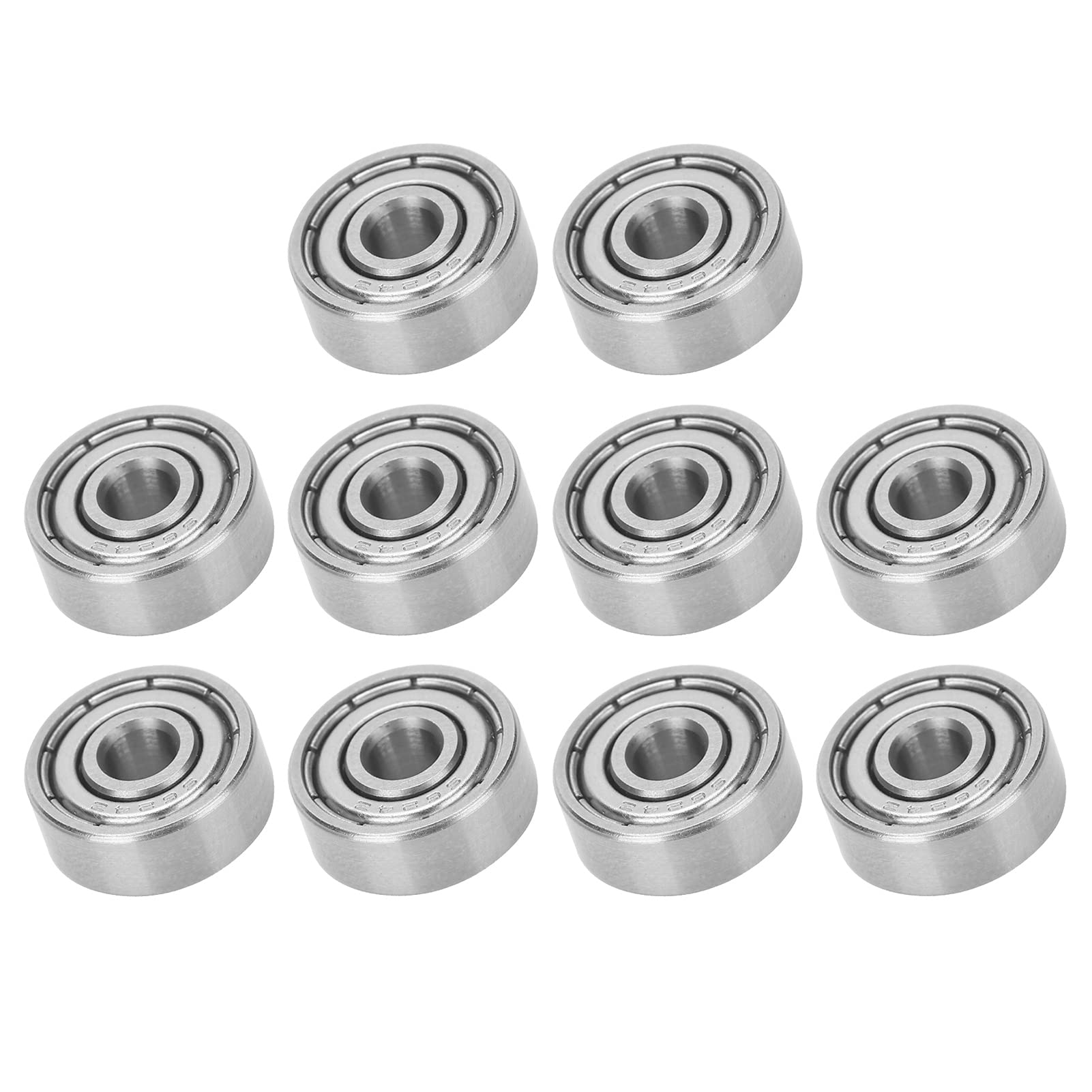 Cuscinetti Radiali a Sfera in Acciaio Inox 5x13x5 mm per Longboard Skateboard Pattini in Linea Rotelle Sport Estremi Adatti a Ruote di Sicurezza e Performance