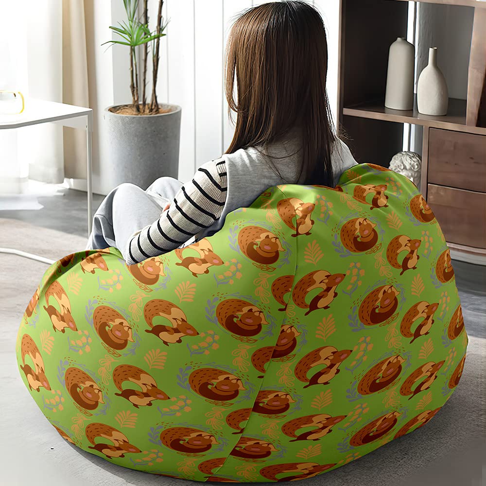 DOTBUY-SHOP Pouf Poltrona a Sacco Gigante,Colore Solido Bean Bag Bambini & Adulti (Senza Imbottitura), Morbido e Accogliente Puffo per Sedersi Poltrona da Lettura per Soggiorno (M,Marrone Lino DOTBUY-SHOP Pouf Poltrona a Sacco Gigante,Colore Solido Bean Bag Bambini & Adulti (Senza Imbottitura), Morbido e Accogliente Puffo per Sedersi Poltrona da Lettura per Soggiorno (M,Marrone Lino