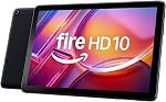 Amazon Fire HD 10 tablet (newest model), built for relaxation, 10.1" vibrant Full HD screen, octa-core processor, 3 GB RAM, 64 GB, Black