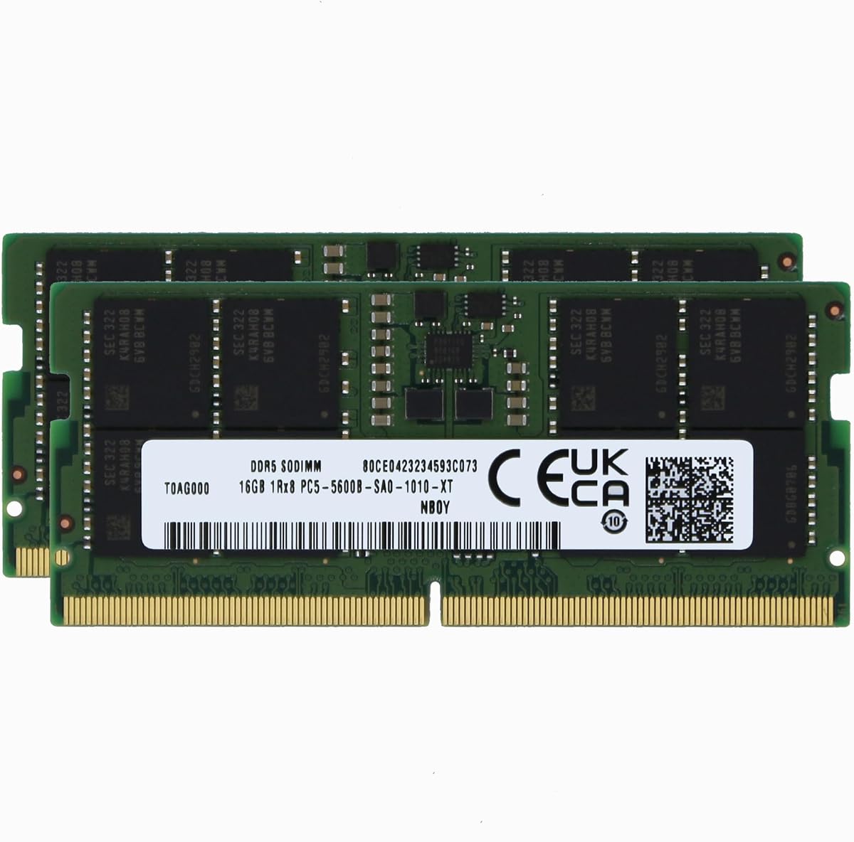 Factory Original 32GB (2x16GB) Compatible with MSI Crosshair 16 HX D14V, D14VFKG, D14VGKG Gaming Laptop DDR5 5600MHz PC5-44800 SODIMM 1Rx8 CL46 1.1v 262 Pin Notebook Memory RAM Upgrade Adamanta