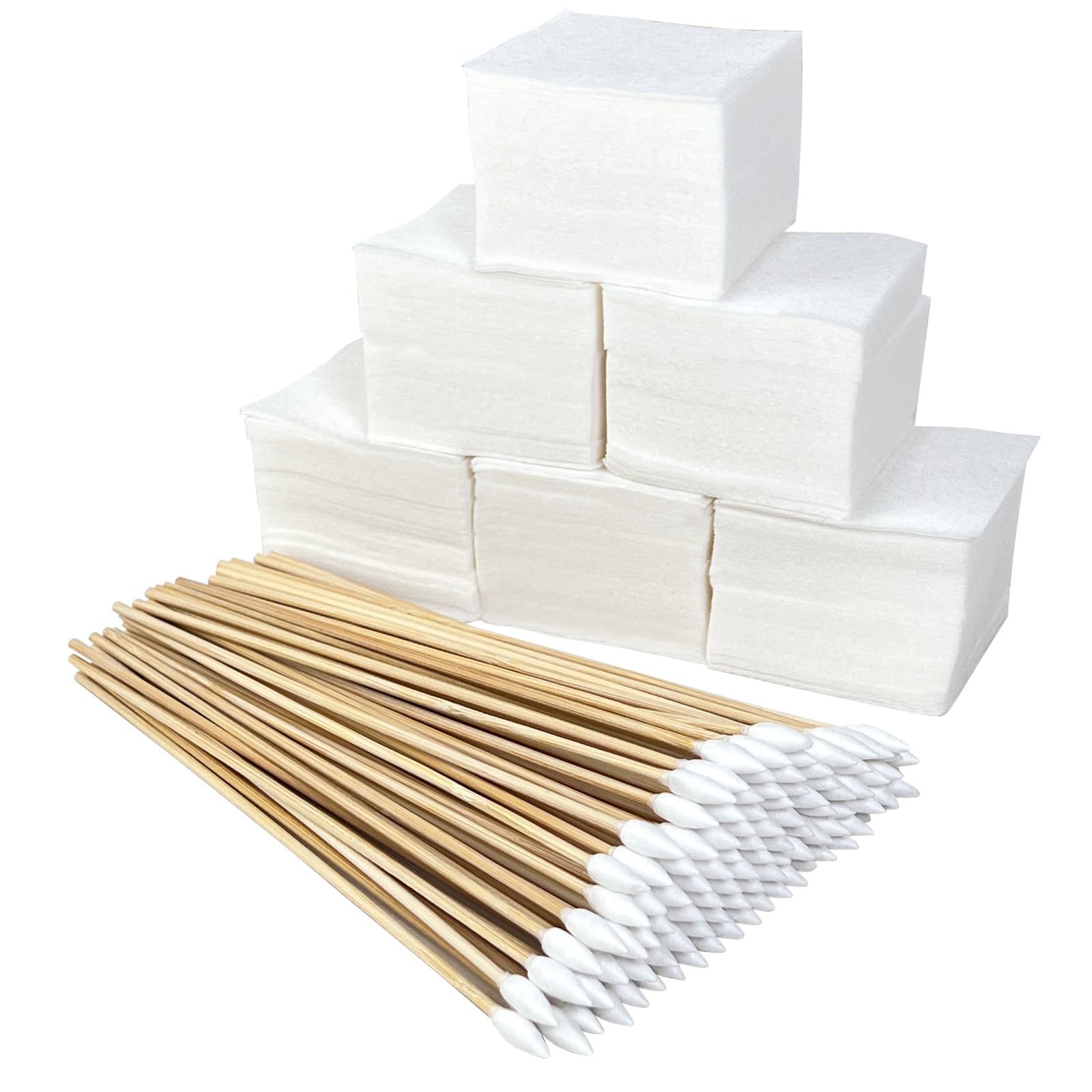 Gun Cleaning Supplies Kit for All Firearms - with 2'' Lint-Free Patches &amp; 6'' Long Cotton Swabs - Professional Handgun, Rifle &amp; Shotgun Maintenance for Hunters &amp; Sport Shooters