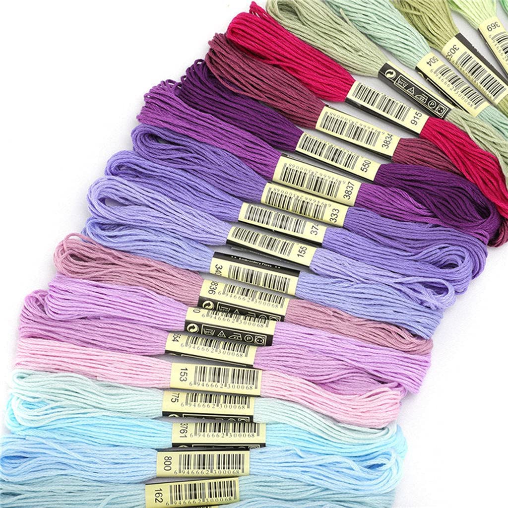 Filo da Cucito Strong PRO, Kit di Filo da Ricamo con matasse a Punto for bracciali, 200 Colori
