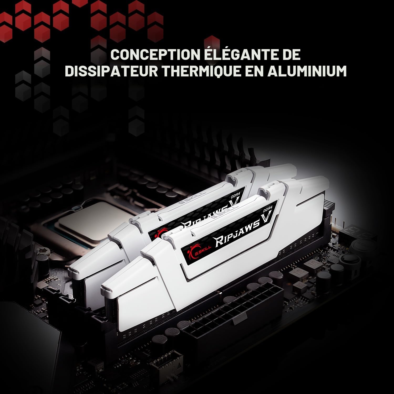 G.SKILL 16GB DDR4 3200MHz Kit Mémoire (2 x 8GB) Noir