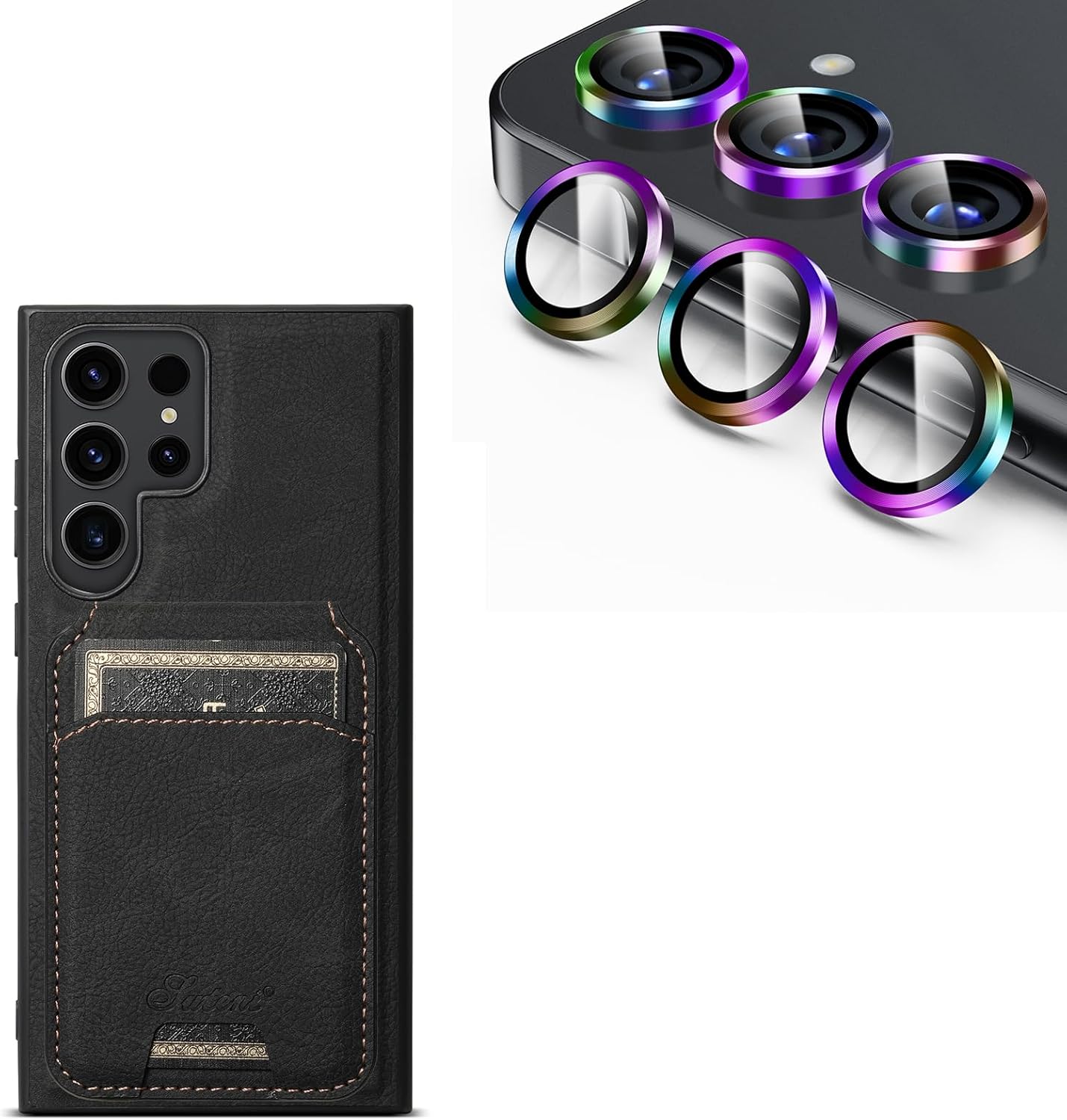 PASNEW Cover for Samsung Galaxy S25 Ultra Case Camera Lens