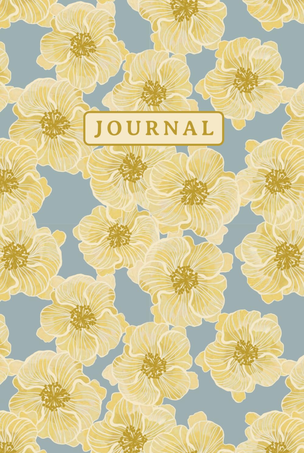 Journal vierge Ilima couverture rigide motif fleurs idée cadeau carnet élégant
