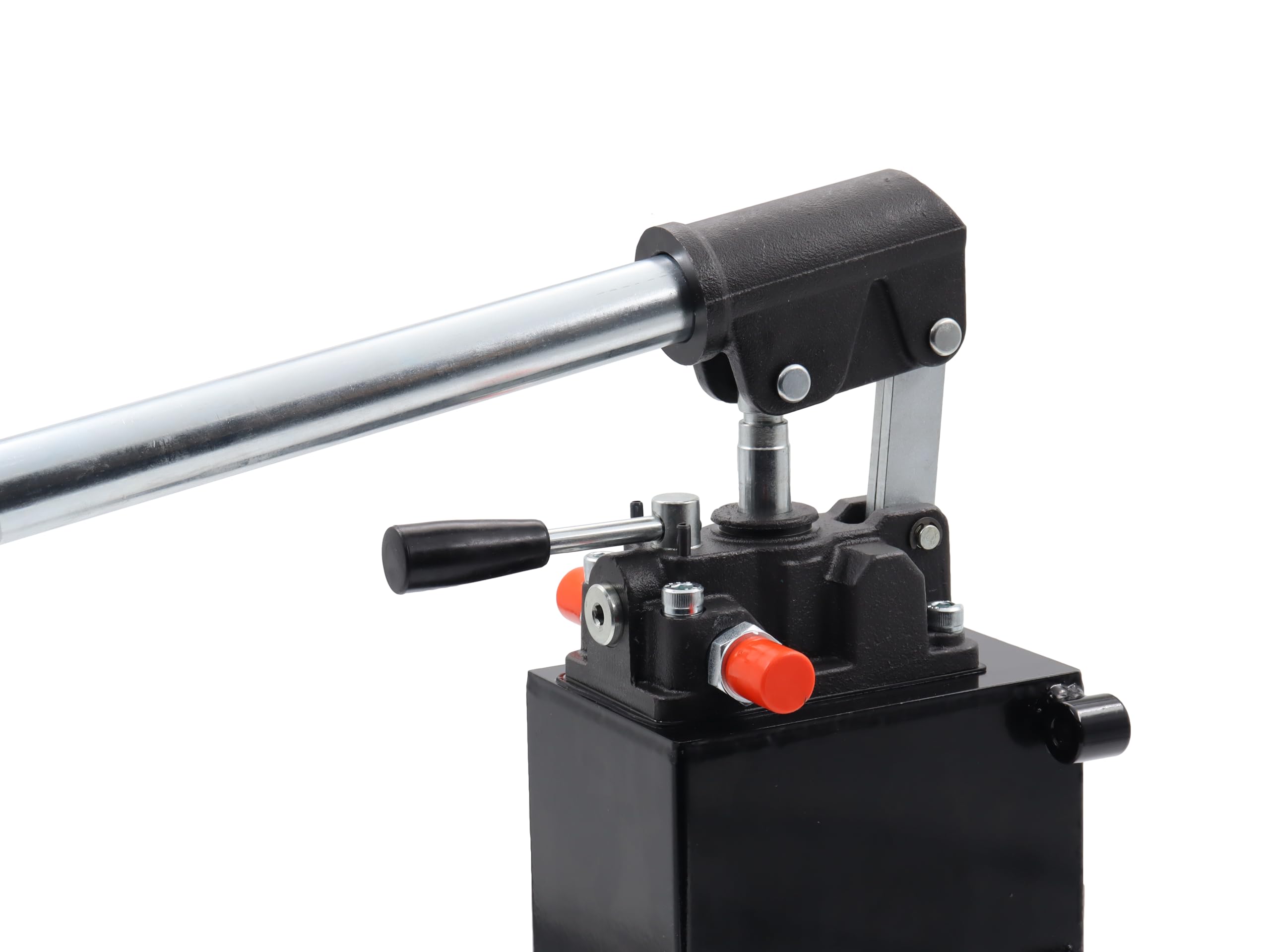 Pompe idrauliche a mano a doppia azione 12-25 - 45 cc, serbatoio olio 1-35 lt. (D.W. 45 ccm serbatoio 3 l)