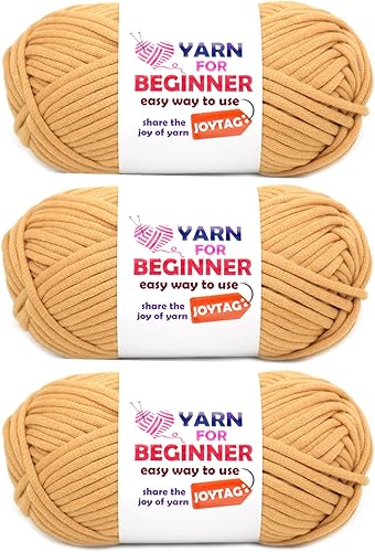 Miniatura 27 de Hilo para Crochet y Tejido, Hilo de Punto de Algodón para Crochet y Tejido para Principiantes con Puntadas Fáciles de Ver, Mezcla de Algodón-Nylon