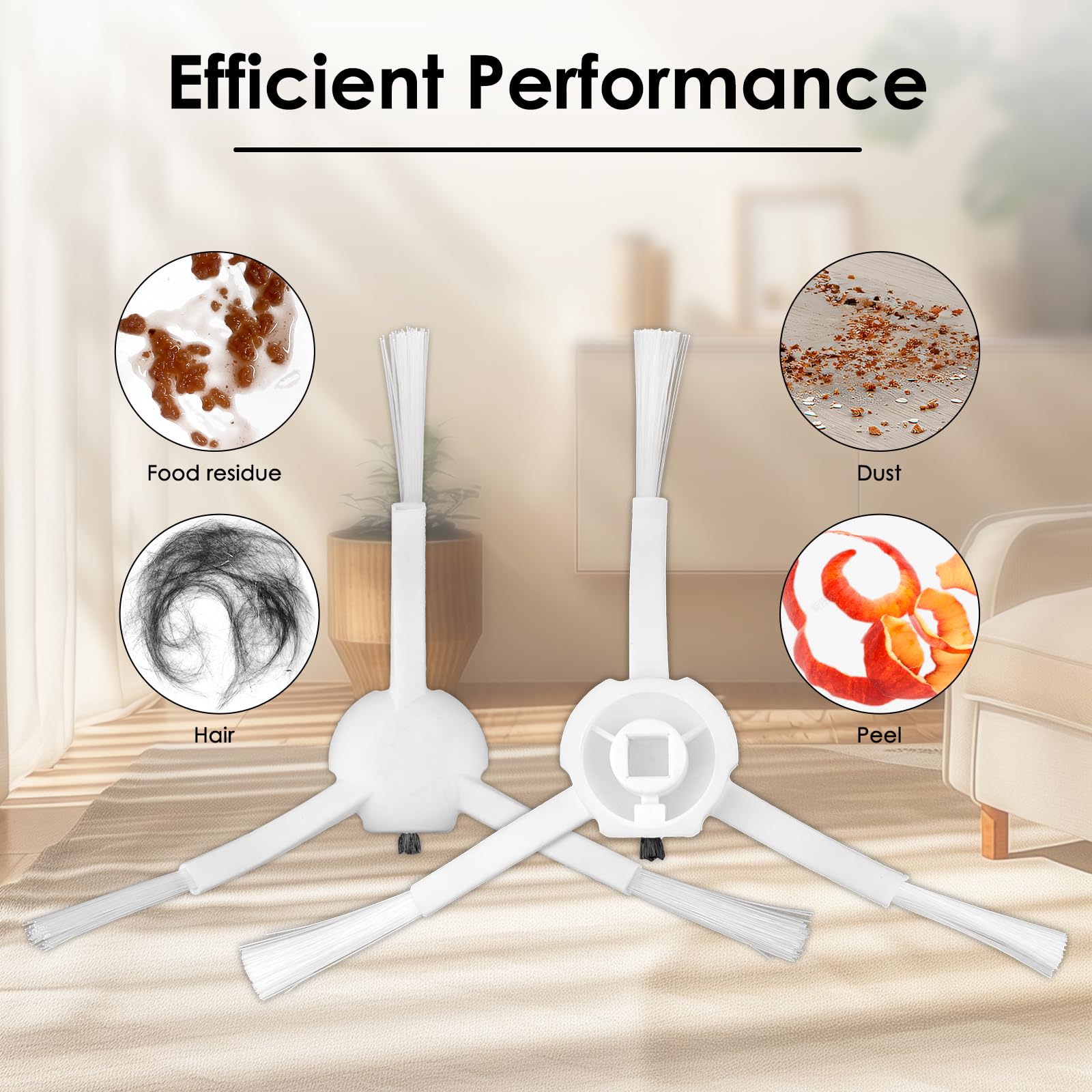 Kit Ricambio Per Robot Aspirapolvere E20 Plus: 9 Pezzi Tra Spazzole, Filtro, Mop Pad E Spazzola Centrale