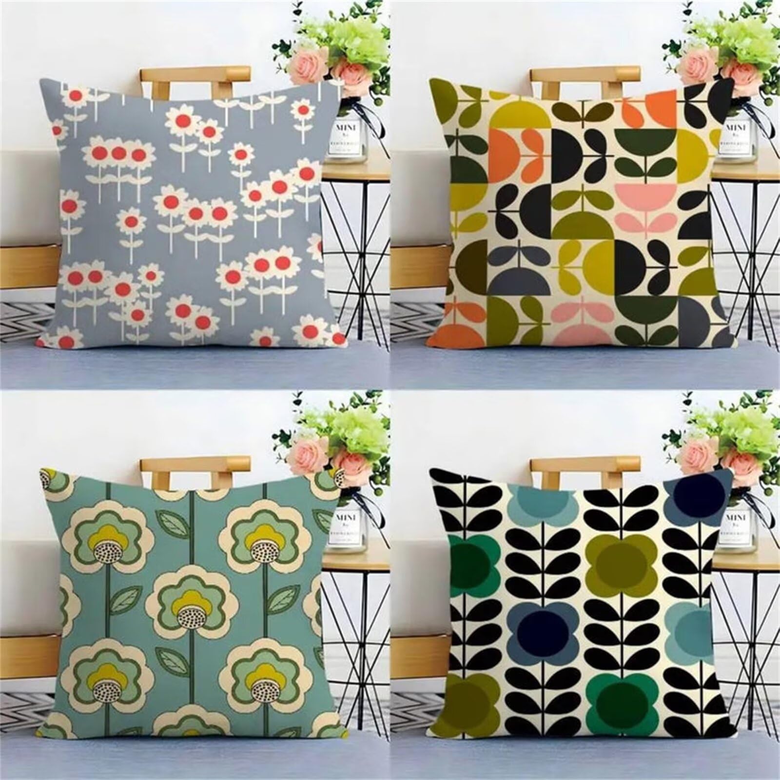 Housses de coussin en lin 35x35 cm pour protéger et raviver vos sièges