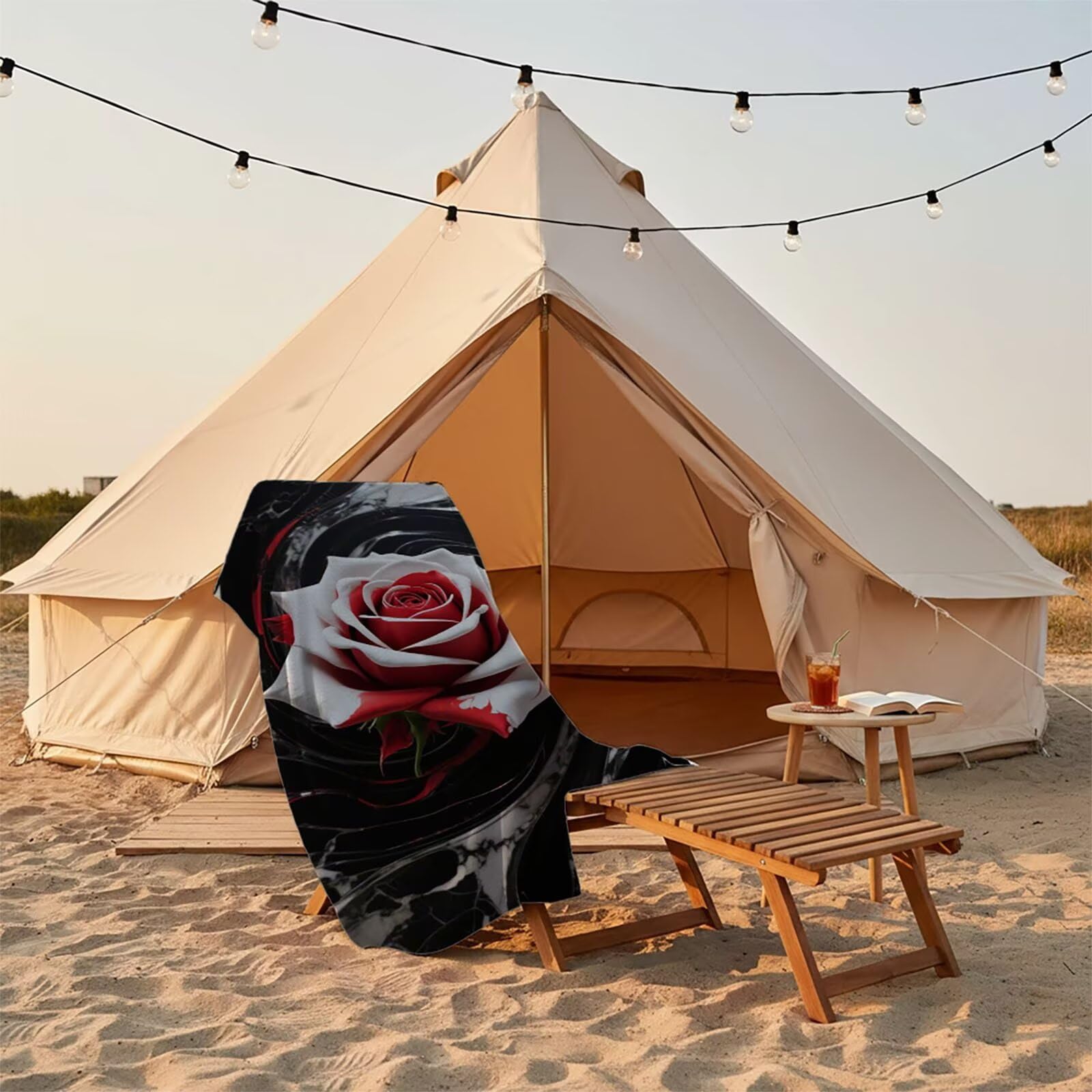 Toalla Playa Flor, Toalla Playa Grande 220x100cm Suave Cómodo y Absorbente para Vacaciones Imprescindibles para Viajar, Toallas Gimnasio para Yoga Gym Spa Sauna Baños Regalo Mujere Abstracto LSTJ-1541