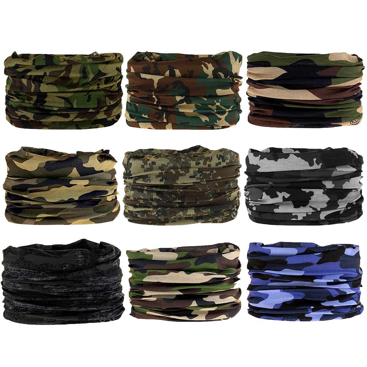 MOXBESTmens Neck Gaiter Mask Neck Gaiter Face Mask Bandana