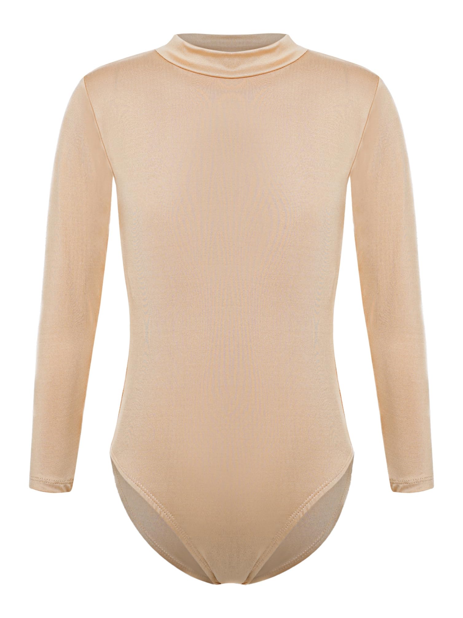 Mädchen Ballett Body Lederoptik - Gymnastik Leotard Polyester
