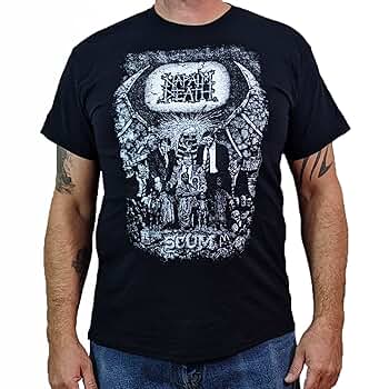 NAPALM DEATH ロン Tシャツ　Life?　size XL Amazon.com: Napalm Death (Scum Vintage) Men's T-Shirt Black