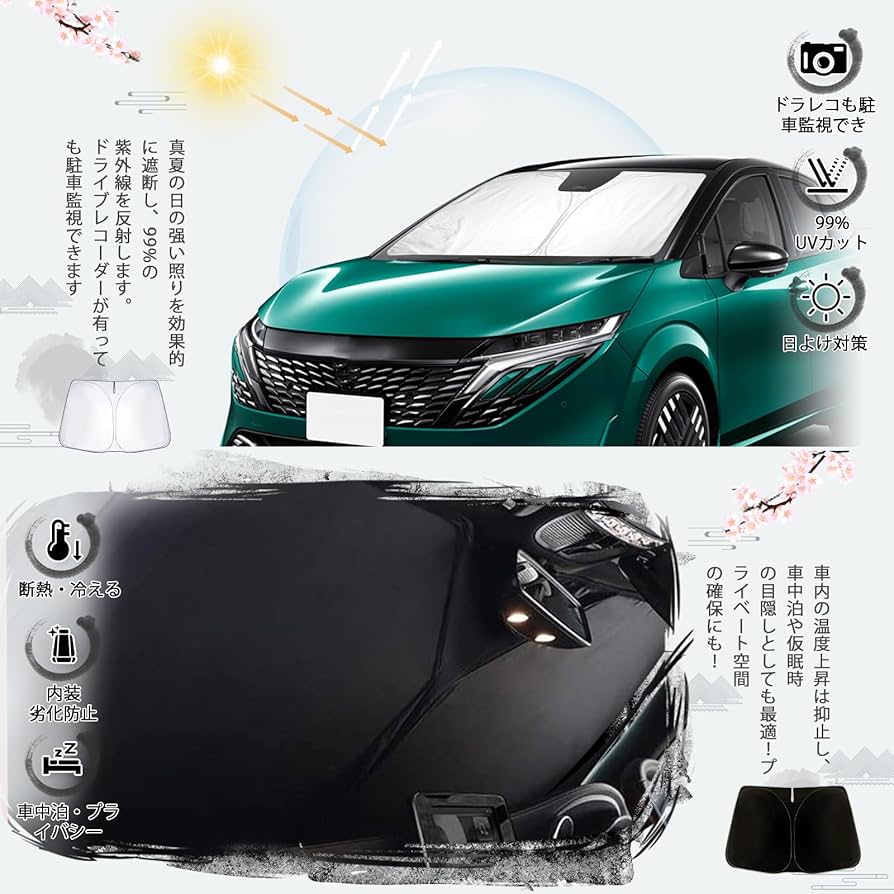 オーラ用フィルム風サンシェード　25 オーラ用フィルム風サンシェード25