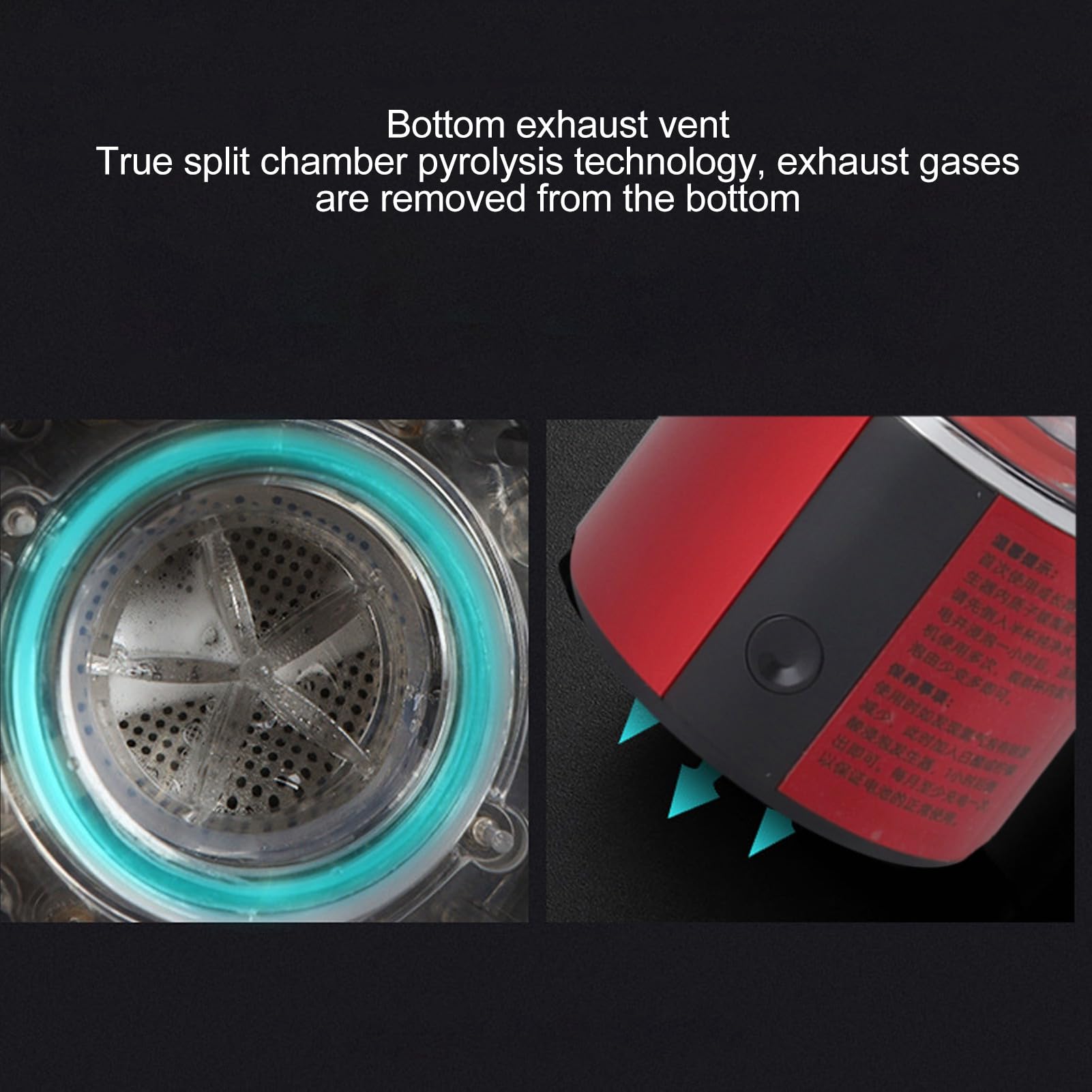 Luocute Botella de Agua de Hidrógeno, 230ML 13520ppb Hidrógeno de Alta Concentración con Tecnología SPE PEM, Indicador LED de Calefacción Termostática de Limpieza Inteligente (rojo)