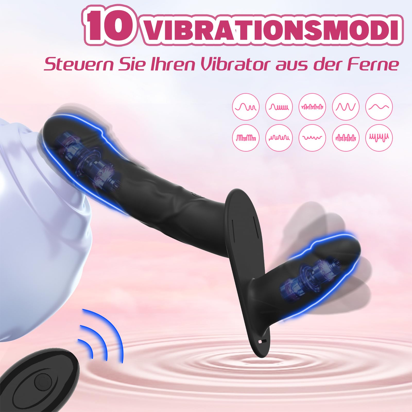 Umschnallpenis für Frauen Strap On Umschnall für Frauen Slip mit Innendildo Umschnalldildo Doppel Strapon-On für Paare Strapon-On mit Vibration für Paare Umschnallen Sexspielzeug für Lesben