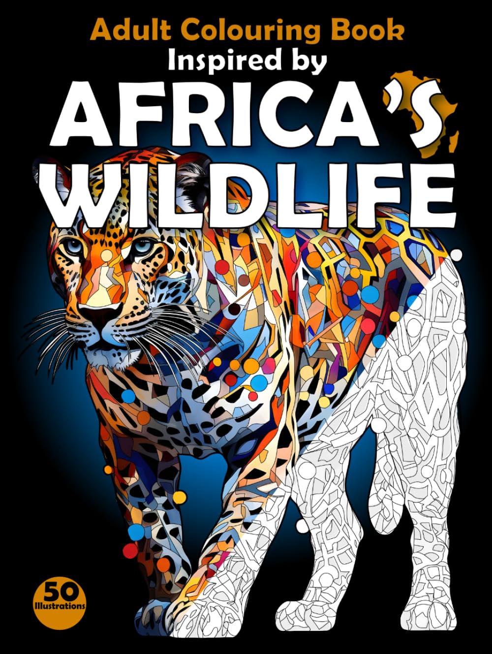 Adult Colouring Book Inspired by Africa's Wildlife