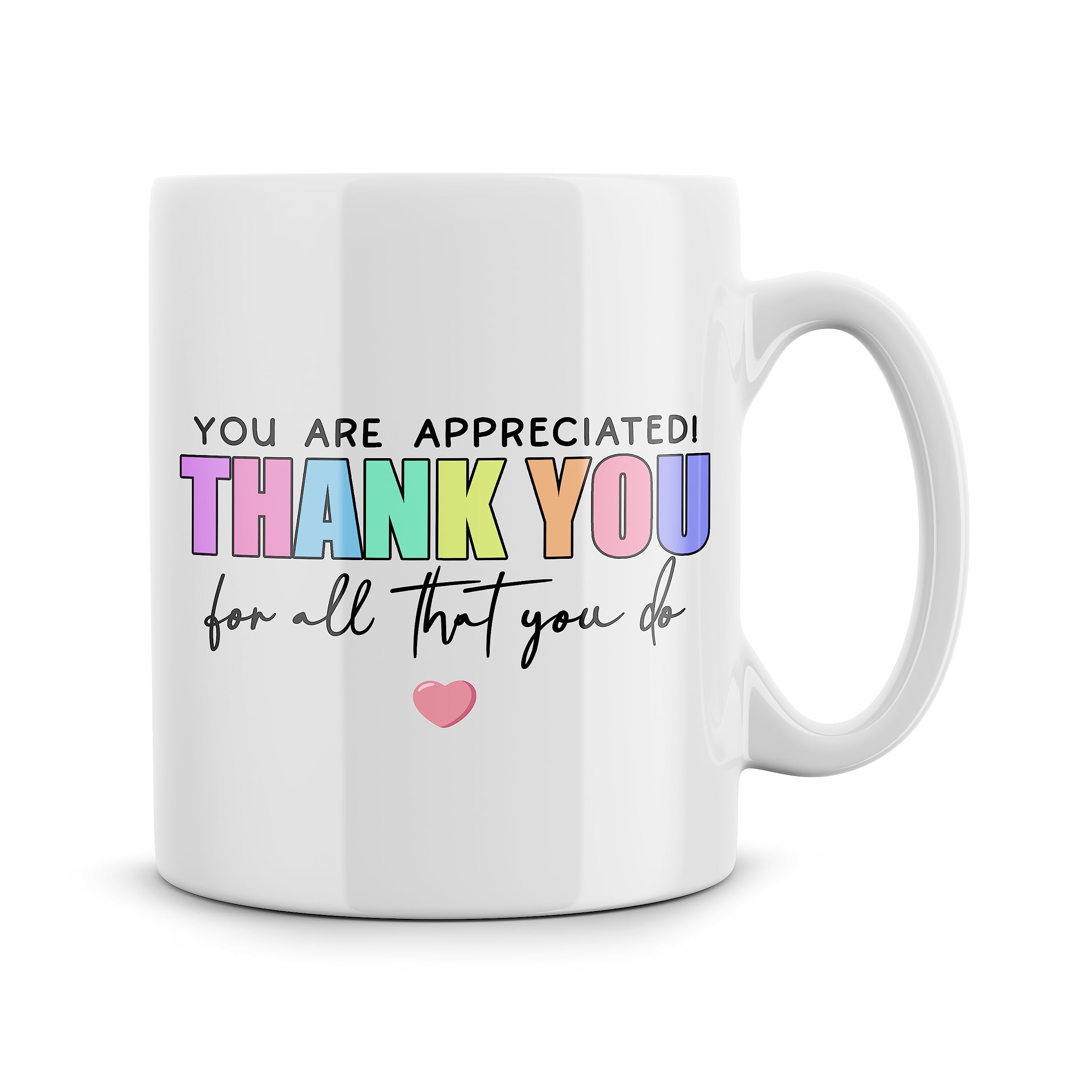 Rib ticklerz - Cute Mug Gifts, You are Appreciated Thank You for Everything Mug Friendship Gift Thank You Present Best Friend Positivity Birthday Manager Boss Employee Cup - MG620