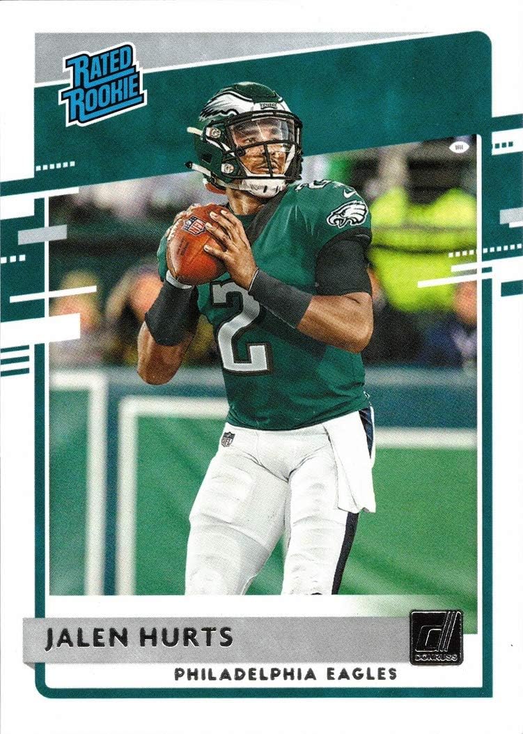 2020 Panini Donruss #314 Jalen Hurts Rookie Card - Rated Rookie