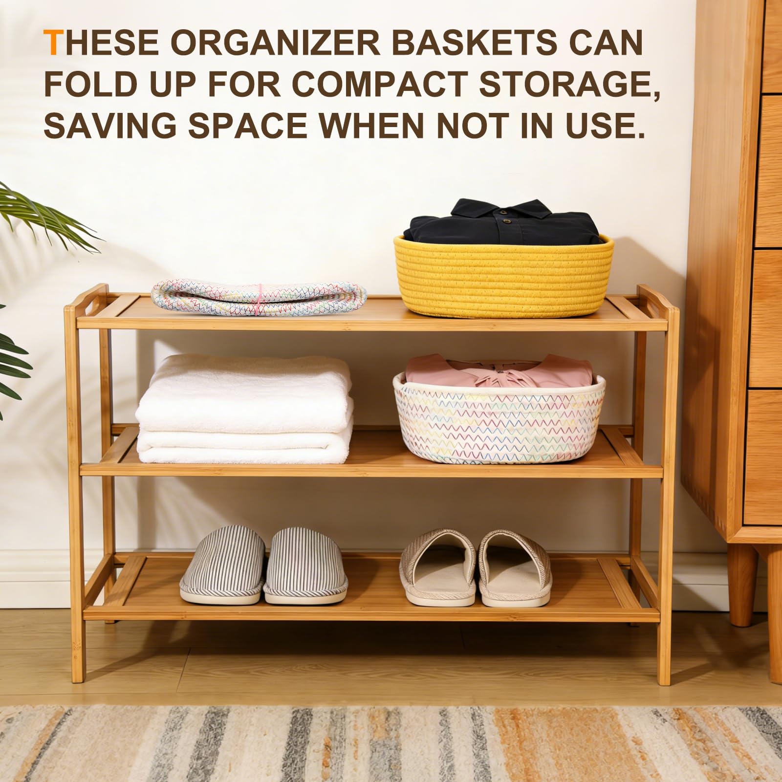 QUARKZMAN Piccolo Cesto Intrecciato In Corda Di Cotone 20 X 8Cm Cestino Rotondo Organizer Carino Contenitore Per Ripiani Armadio Casa Ufficio Organizzazione Rosa