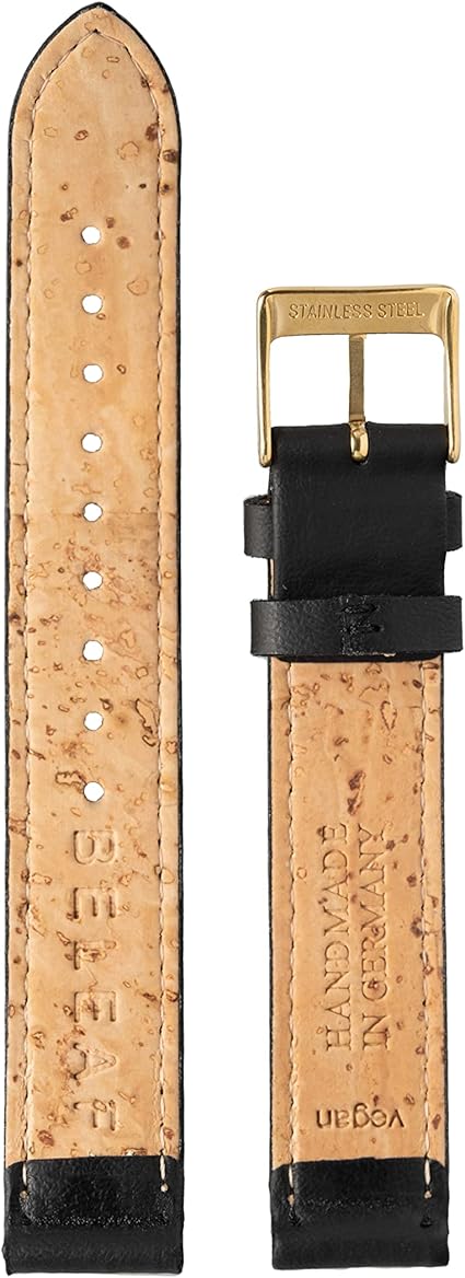 Horlogeband gesp 18mm glans goud