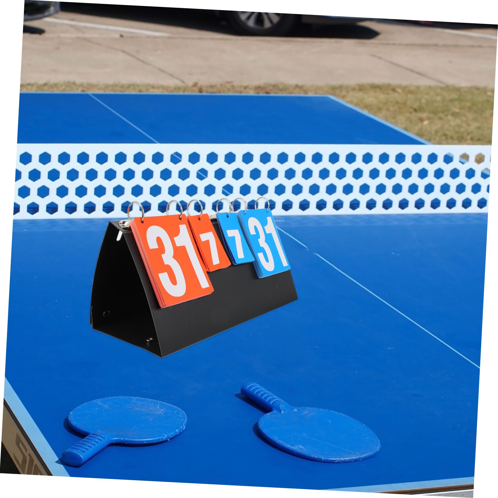 Tabellone Segnapunti a 4 Cifre da Tavolo Nero in PVC