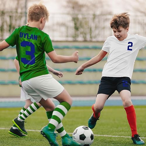 Miniatura 5 de 190 calcomanías de letras termo-adhesivas con números para planchar con los alfabetos, parches de números de 8 y 3 pulgadas, letras de transferencia