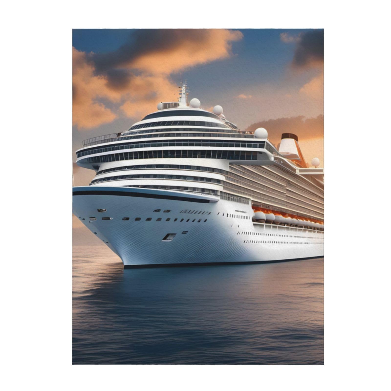 Plaid polaire croisière grand confort pour des soirées canapé cocooning