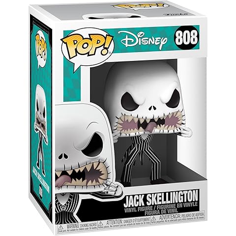 Funko Pop Disney: The Nightmare Before Christmas - Jack Skellington - (Scary Face) Vinyl Figure - Collectable Vinyl Figure - Gift Idea - Official Merchandise - Toys for Kids & Adults