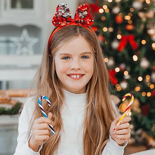 Miniatura 4 de Fruidles Bastones de caramelo de Navidad, sabor afrutado multicolor arcoíris, envueltos individualmente (paquete de 12)