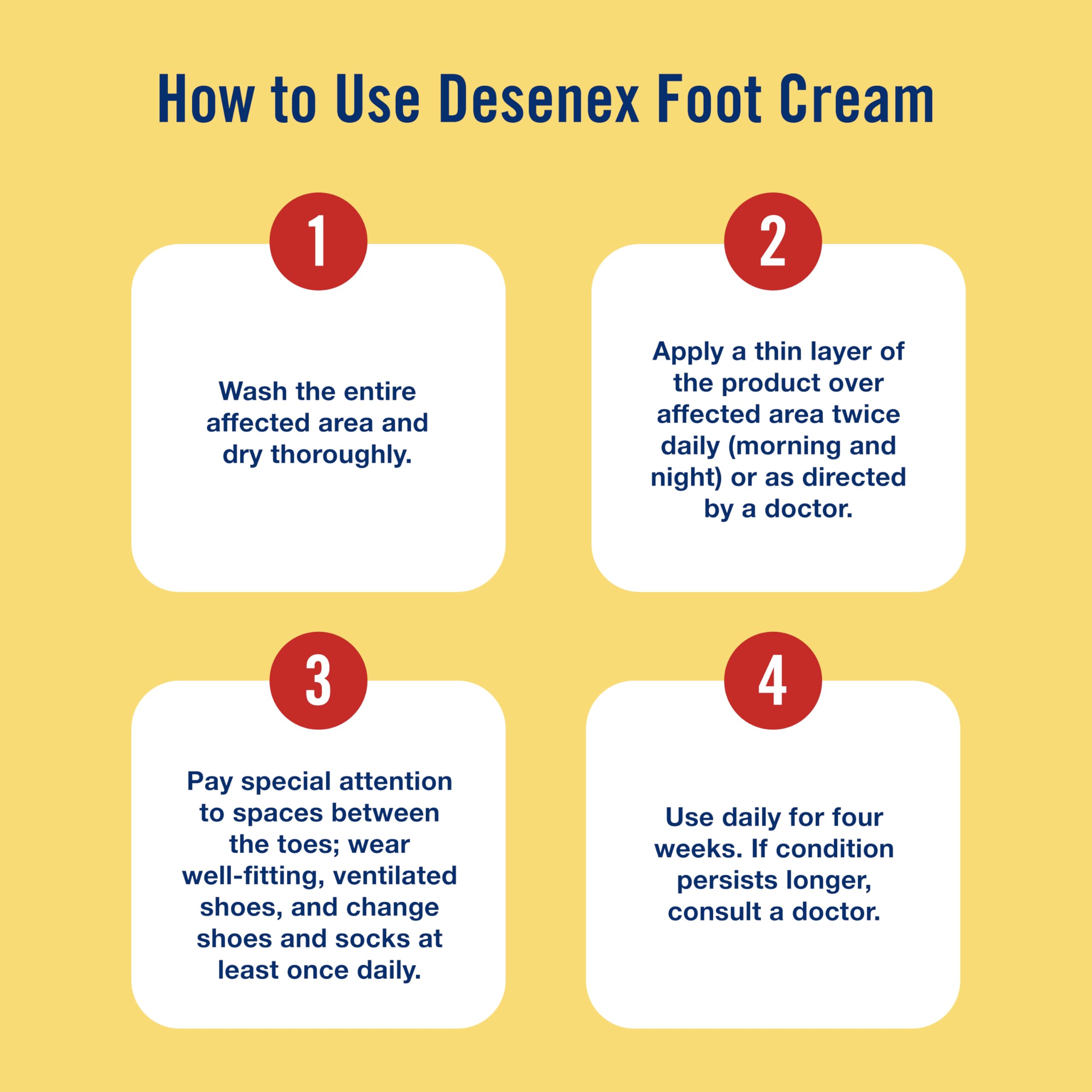Desenex Anti-Fungal Foot Cream Cures Most Athlete’s Foot, Prescription-Strength 2% Miconazole Nitrate, Helps Relieve Itching, Burning & Scaling, All-Day Odor Control for Fresh Feet, Fresh Scent, 1oz