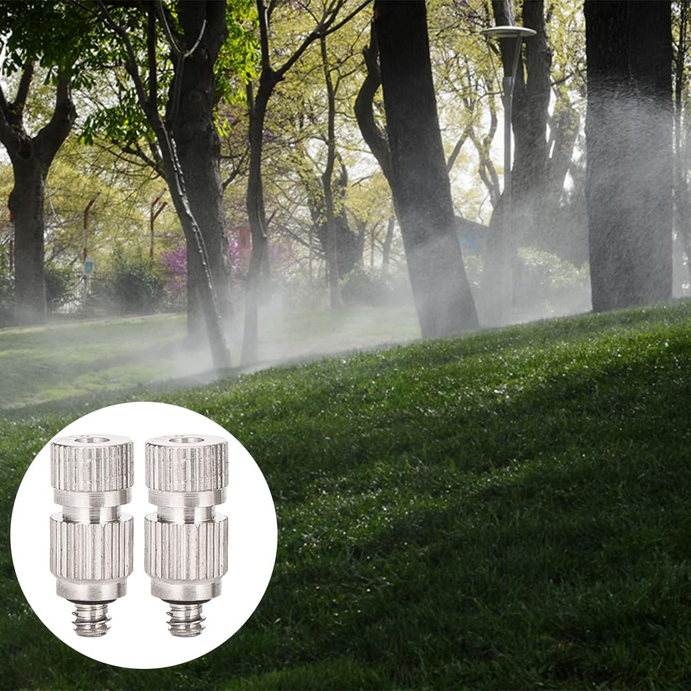 Lot de 10 buses de brumisation pour système de refroidissement extérieur en acier inoxydable à haute pression avec filtre en laiton pour système de brumisation (taille : 0.3mm)