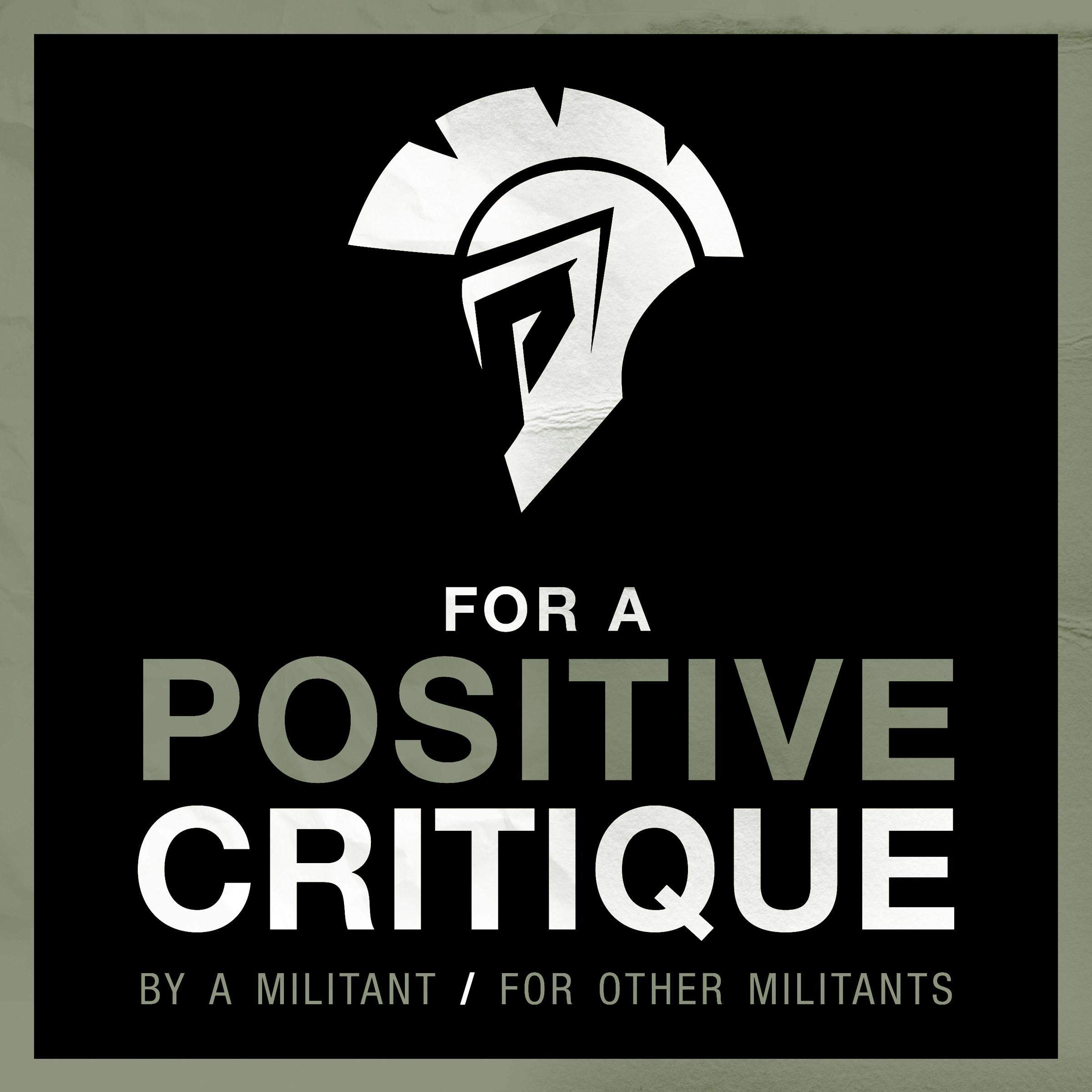 Cover art for For a Positive Critique