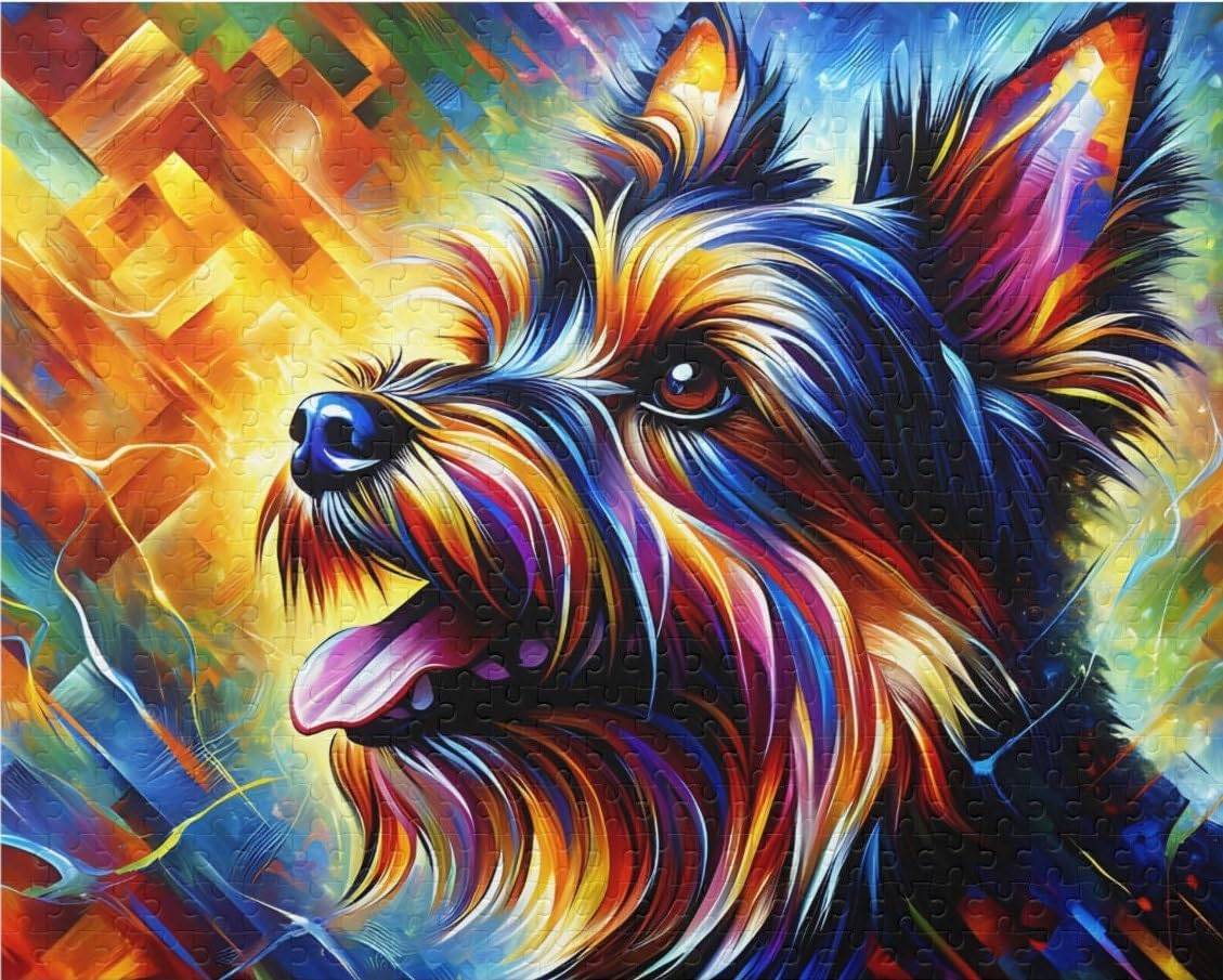Shih Tzu Dog Jigsaw Puzzle | 1000 Pieces | Gifts for Shih Tzu Family, Kids, Pet Dog Lovers