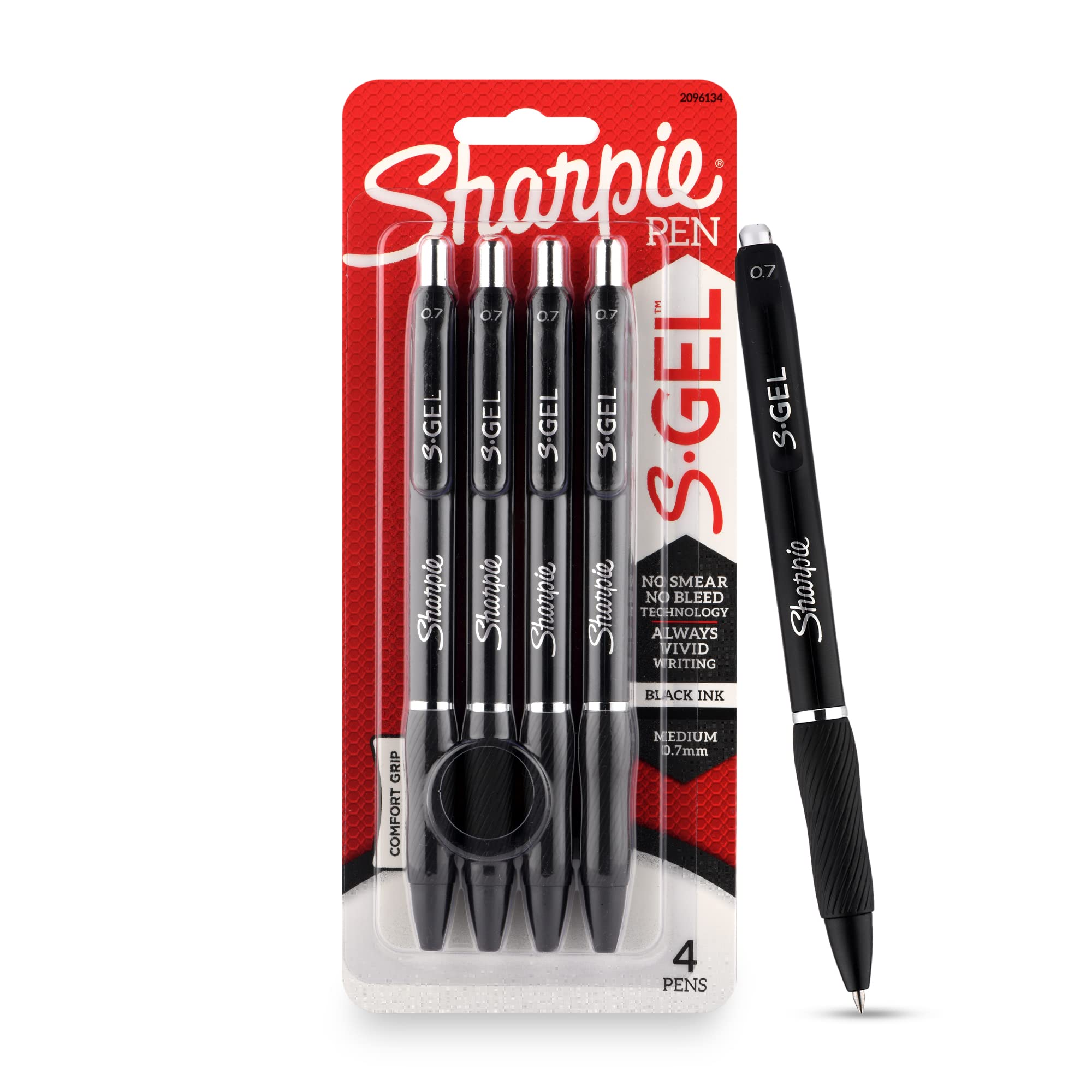Black Colour Gel Pen Set for Students| Water Proof ink for Smooth & Comfortable Writing Experience| Office Stationery | 0.7 MM |Pack of 4